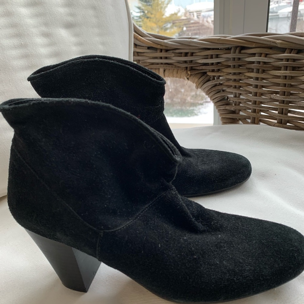 Jeffrey Campbell black suede booties. European Size 36, US 6. Never worn.